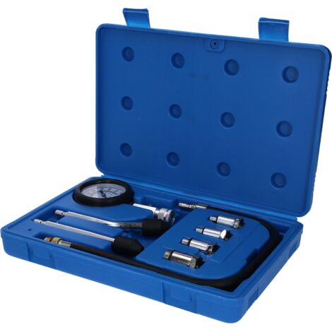 Brilliant Tools Kompressionstester-Satz für Benzin Motoren, 8-tlg.
