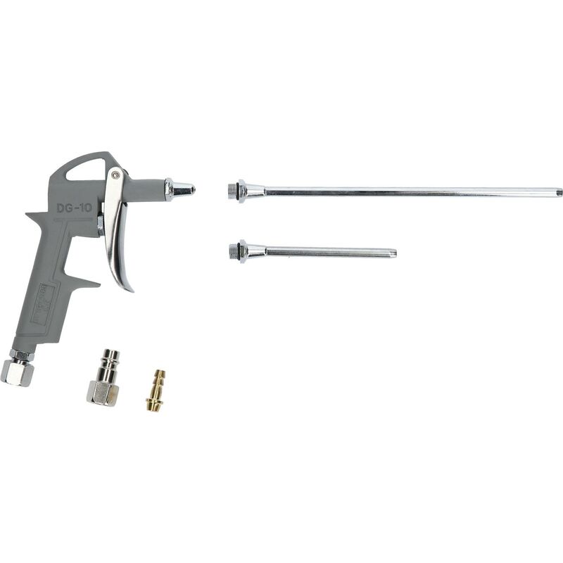 Image of Brilliant Tools - Pistola per aria compressa, compresi 3 ugelli intercambiabili