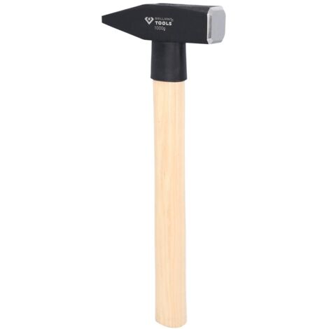 BRILLIANT TOOLS Schlosserhammer mit Hickory-Stiel 1000 g - BT073100