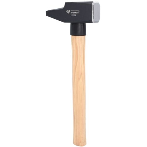 Brilliant Tools Schlosserhammer mit Hickory-Stiel, 1600 g, französische Form