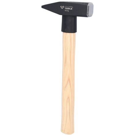 BRILLIANT TOOLS Schlosserhammer mit Hickory-Stiel 800 g - BT073080