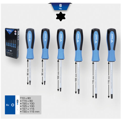 Brilliant Tools Schraubendreher-Satz, 6-tlg., TX