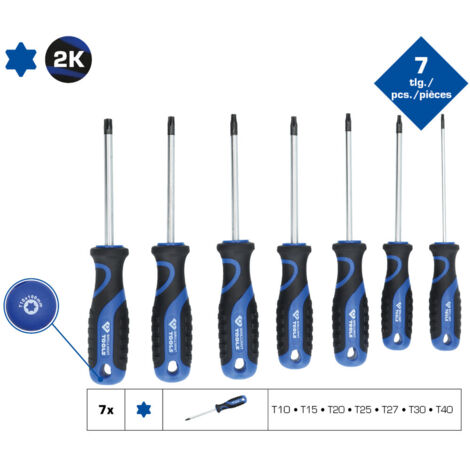BRILLIANT TOOLS Schraubendreher-Satz 7tlg. Torx-Profil - BT034007