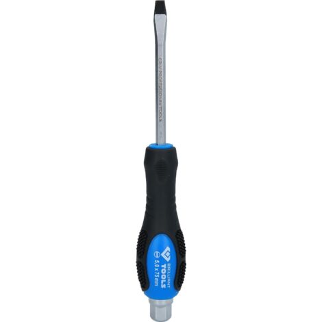 BRILLIANT TOOLS Schraubendreher Schlitz mit Schlagkappe 5,0 mm - BT034802