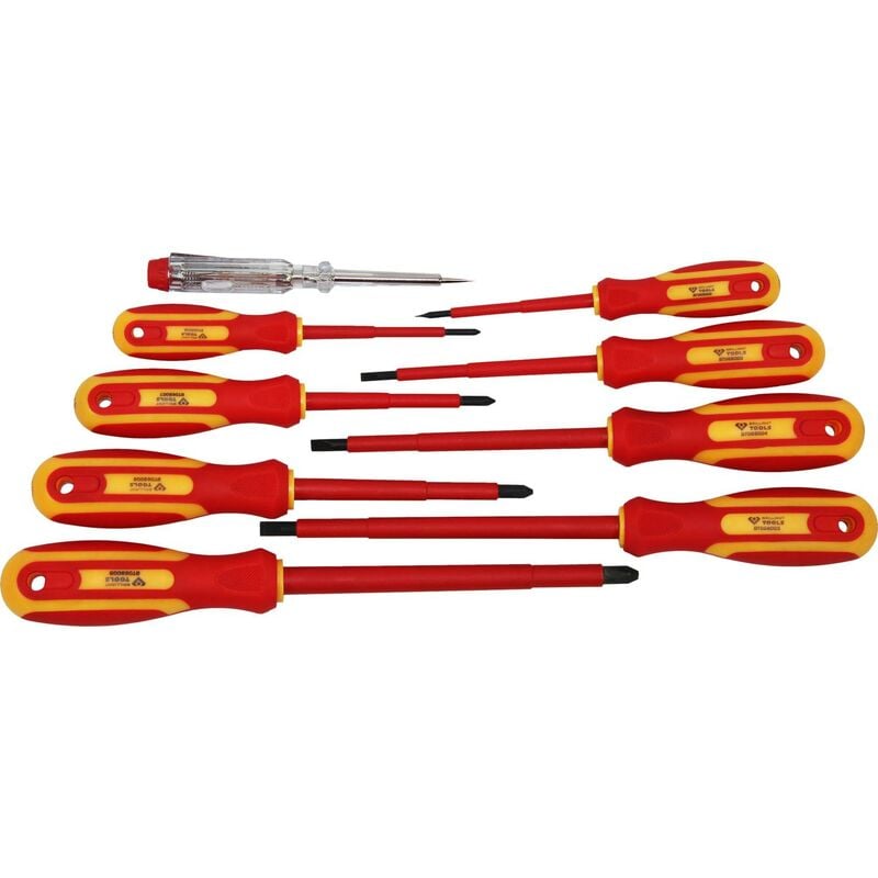 BT068010 Kit cacciaviti 9 parti - Brilliant Tools