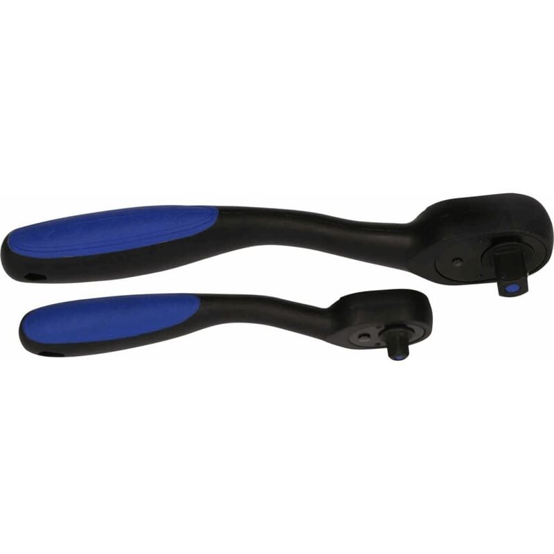 

BRILLIANT TOOLS Set de carraca reversible dentada 1/4' + 1/2'