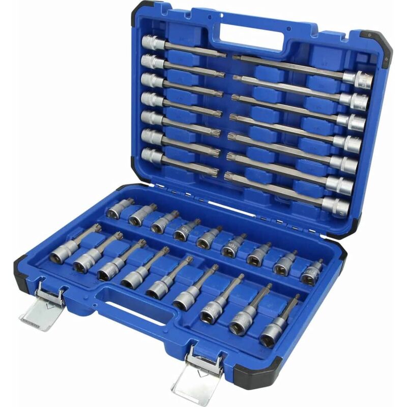 

BRILLIANT TOOLS Set puntas de destornillador RIBE 32 pzs acero 1/2'