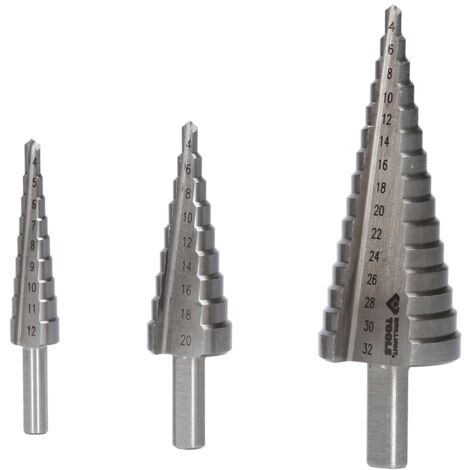 Brilliant Tools Stufenbohrer-Satz, 3-tlg., Ø 4 - 32 mm