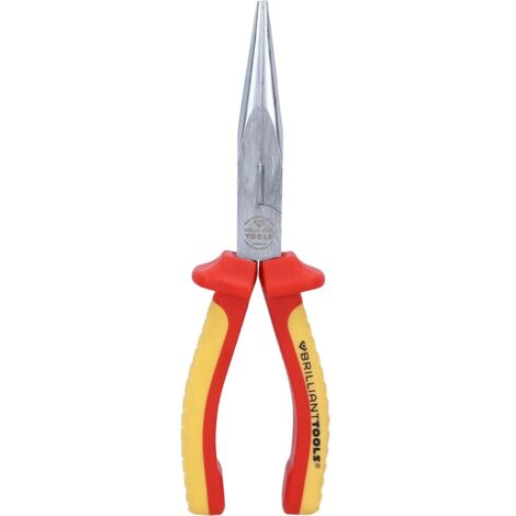 BRILLIANT TOOLS VDE Pince à bec plat 208 mm - BT068012