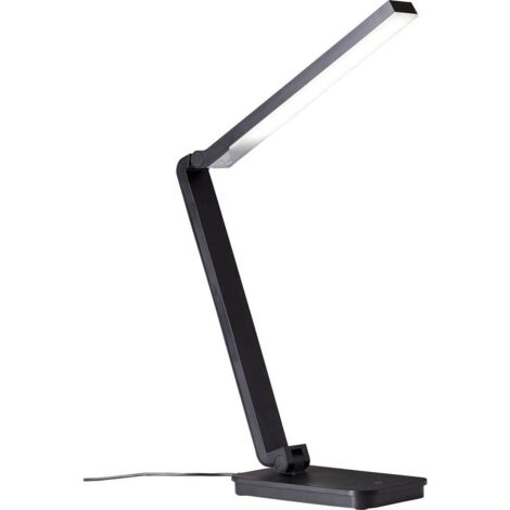 Brilliant Tori lampe bureau noir design élégant LED