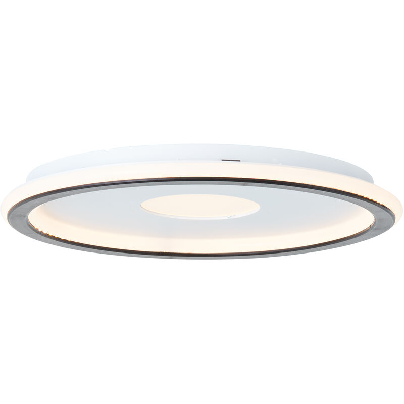Vegas Led Deckenleuchte 30cm Weiß/schwarz, Kunststoff, 1x Led Integriert, 24 W , (lichtstrom, 2900lm, Lichtfarbe, 3000k) - Brilliant