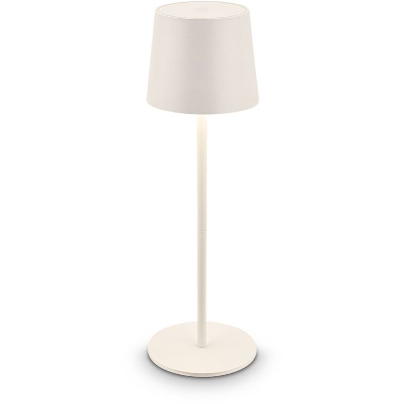 Briloner - bota Lampe de table led sans fil IP44, dimmable, tactile, batterie, protection contre les projections d'eau, blanc cassé, Ø11 x 33 cm Briloner - bota Lampe de table led sans fil IP44, dimmable, tactile, batterie, protection contre les projections d'eau, blanc cassé, Ø11 x 33 cm