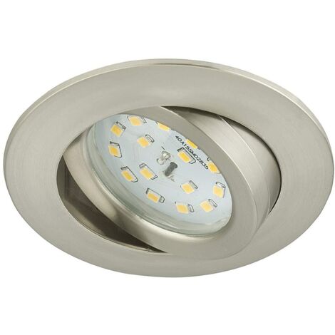BRILONER - faretto da incasso a LED IP231x5W 400 lm 3000 K bianco caldo