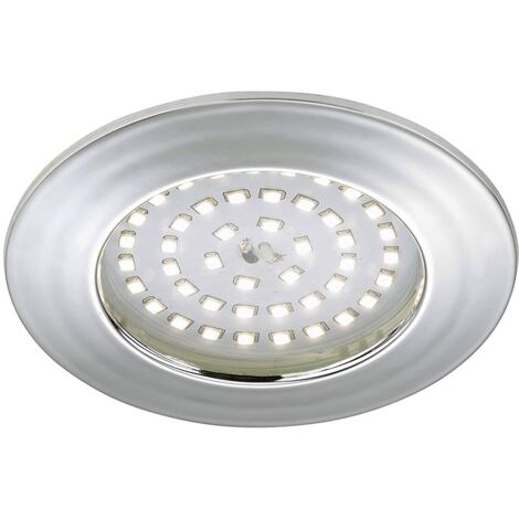 BRILONER - FARETTO DA INCASSO CROMO D. 10  LED BIANCO CALDO 1LX10,5W