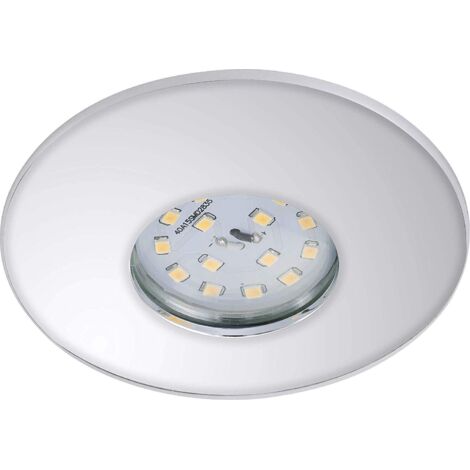 BRILONER - FARETTO DA INCASSO LED 1X5W 400LM IP65 FISSO CROMATO