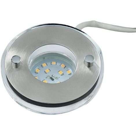 BRILONER - FARETTO LED DA INCASSO 5W 400lumen NICKEL OPACO