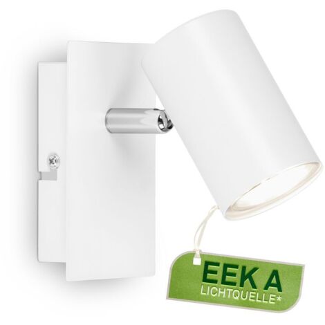 Briloner Isil A LED Wandleuchte innen, mit EEK A Lichtquelle, Schwenkbar, Weiß