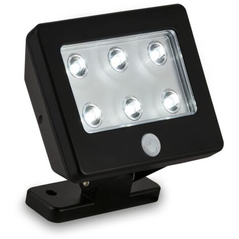 BRILONER- Lampada da esterno a LED con rilevatore di movimento, luce da esterno inclinabile IP54, applique da esterno a LED impermeabile, applique da esterno a LED, nero.