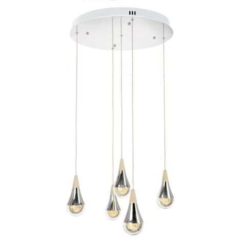 BRILONER - LAMPADARIO A SOSPENSIONE 5XLED MODUL 4W 320LM