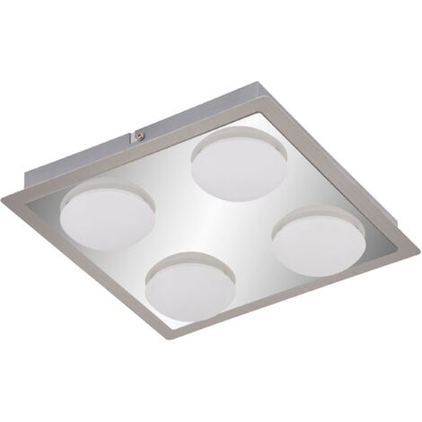 Briloner LED Deckenleuchte, Deckenlampe Badlampe, inkl. Leuchtmittel 4-flammig