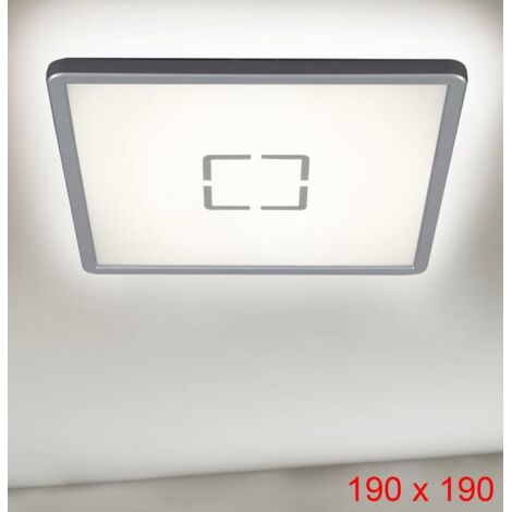 Briloner LED Panel Deckenleuchte Deckenlampe Lampe Leuchte weiß/schwarz flach