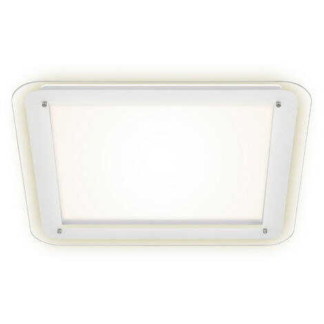 Briloner LED Panel Deckenleuchte Free weiß/silber Deckenlampe Panelleuchte