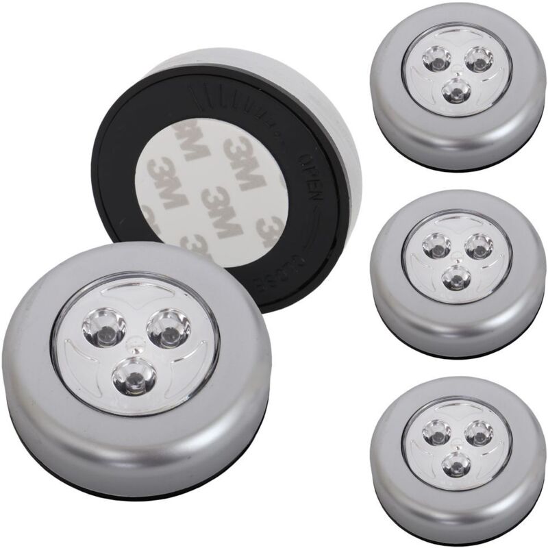 Lampe led tactile pour armoire Briloner leuchten cabinet, IP20, couleur titane, plastique, ø 6,8 cm