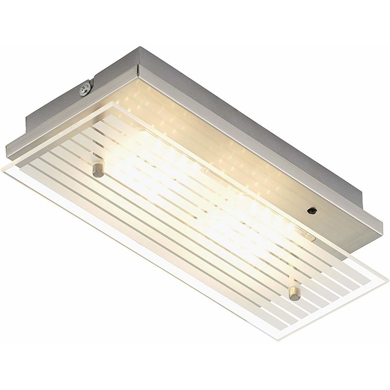 Image of Leuchten led Applique Integrata, 3.6 w, Satinati, 27 x 12 x 6.6 cm [Classe di efficienza energetica a+] - Briloner