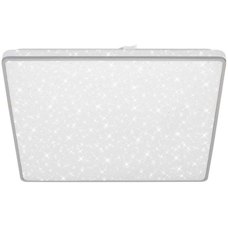 Brilo - Led Deckenleuchte Deckenlampe Sternenhimmel Backlight Flach 24w Chrom Ner