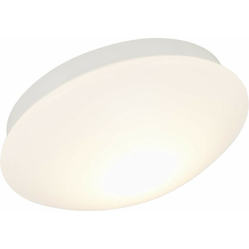 Image of Leuchten Plafoniera led bianca, moderna, da bagno, protezione dagli schizzi IP44, 12 w, lampadine integrate, ø 30 x 10.5 cm (d x a) - Briloner
