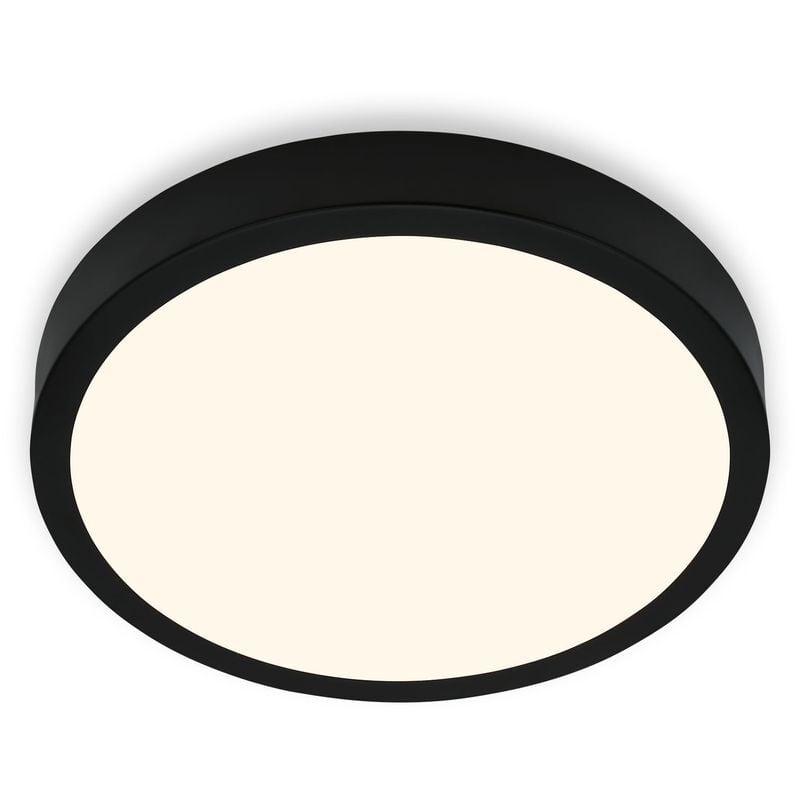 Briloner Leuchten Plafonnier LED, plafonnier, lumi re blanche chaude, lampe poser, lampe poser, noir, 380 x 50 mm