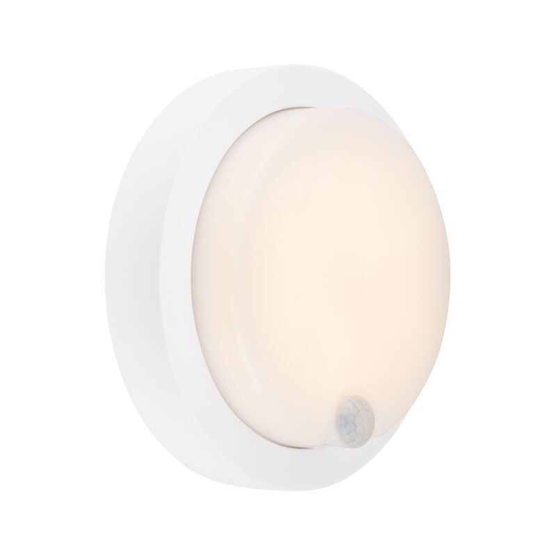 Briloner Battery Led Outdoor Wall Light, sensor, white, led/4w