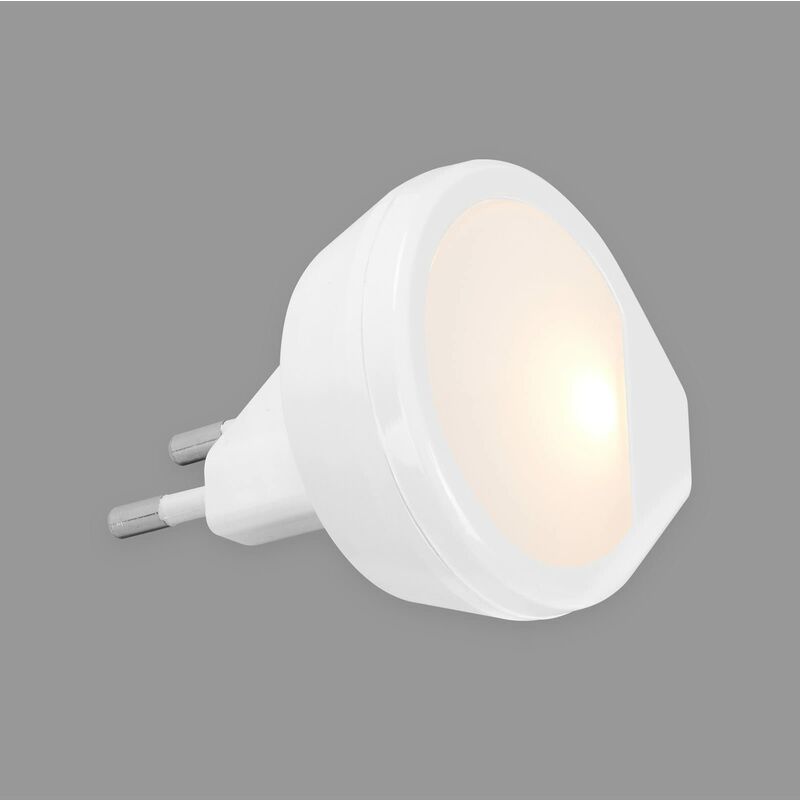 Image of Briloner - Luce Notturna LED, luce bianca calda, luce da presa, lampada notturna, luce con spina, luce della scala, 54x54x21 mm, 2199-016