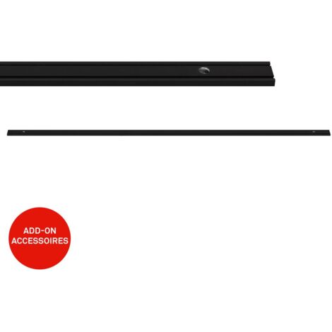 Briloner Luxtrail Système de rails, accessoires, composant d'extension, noir, 1 m