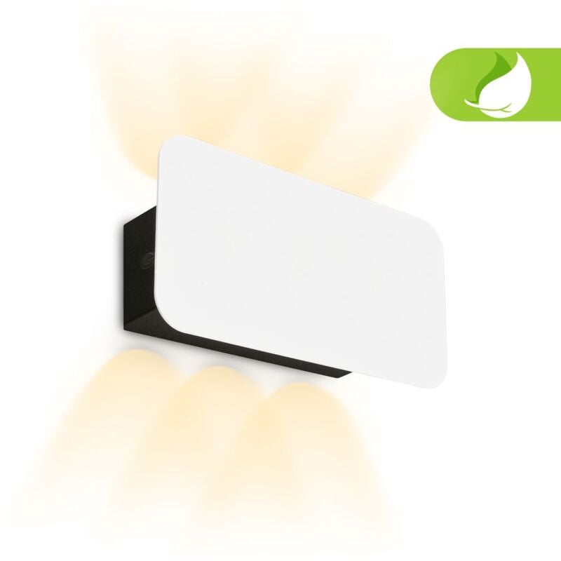 Briloner - Meluna Applique murale sans alimentation électrique, tactile, batterie et source lumineuse interchangeables, à intensité variable, Up-&