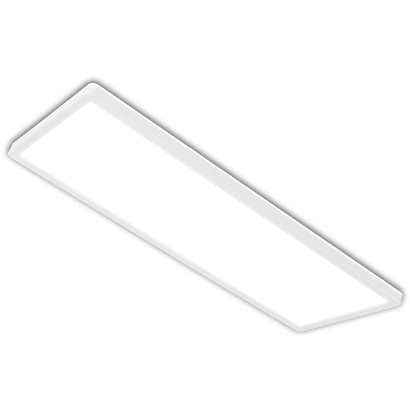 Briloner Plafonnier led Panneau ultra plat effet backlighter blanc