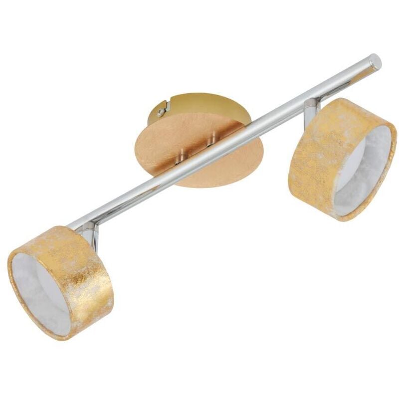 Image of Pro barra 2 luci dorato led - Briloner
