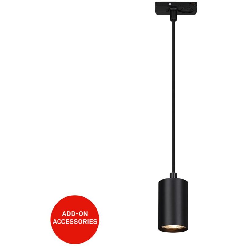 BRILONER Black 1xGU10 Requires Bulb LED Pendant Light Track System