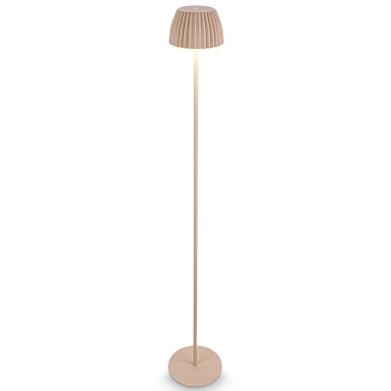 B.k.licht - Briloner Champ led Lampadaire sans fil IP44, variateur, tactile, batterie, German Design Award Winner 2025, Lampadaire rechargeable,
