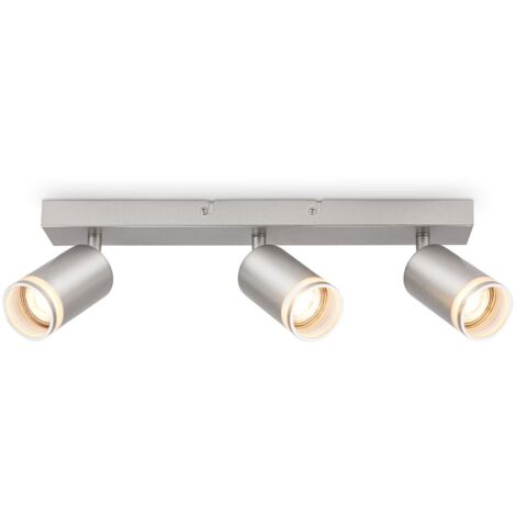 Briloner Rub Plafonnier, Orientable, Application acrylique, Chrome mat, 40 x 6 x 16 cm