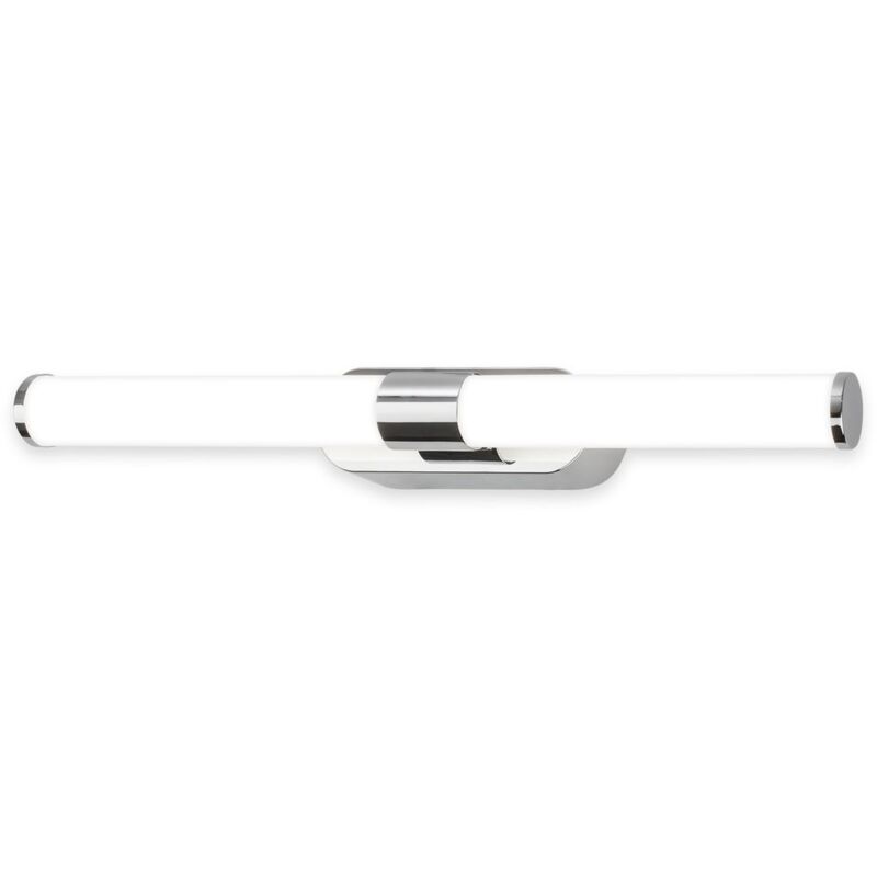 B.k.licht - Briloner Runt Lampe miroir salle de bain led, montage mural, IP44 protection contre les éclaboussures, vissable, blanc neutre, chrome, 40 B.k.licht - Briloner Runt Lampe miroir salle de bain led, montage mural, IP44 protection contre les éclaboussures, vissable, blanc neutre, chrome, 40