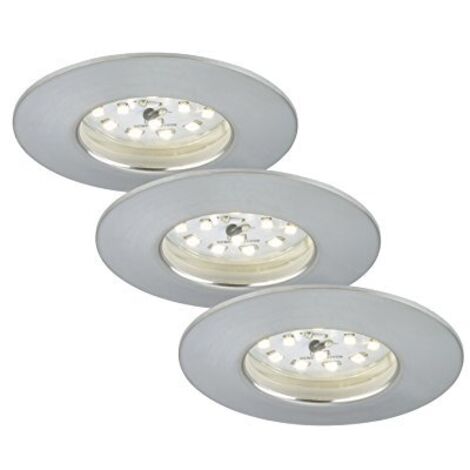 BRILONER- SET 3 FARETTI DA INCASSO 3X5W400LM FISSO IP44