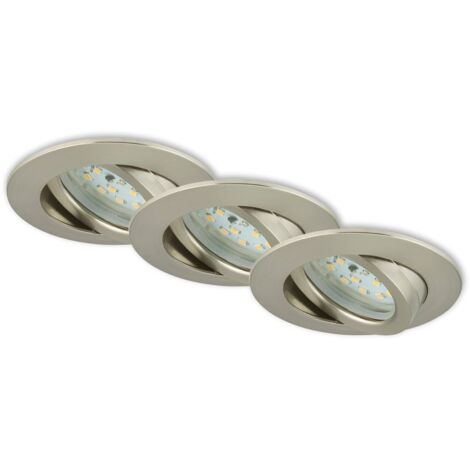 BRILONER - SET 3 FARETTI INC 3X5,5W 470LM ORIENTABILI IP23