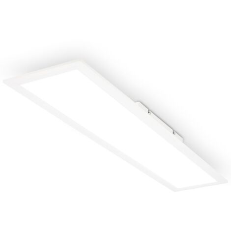 BRILONER SIMPLE LED Deckenleuchte Bad, IP44 Spritzwasserschutz, Neutralweißes Licht, weiß, 78 x 18 x 6,5 cm
