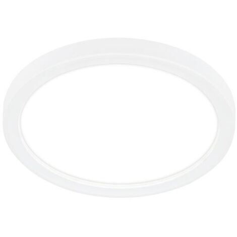 Briloner SLIM CASE Plafoniera LED, luce indiretta, luce bianca neutra, bianco, Ø19 x 3 cm