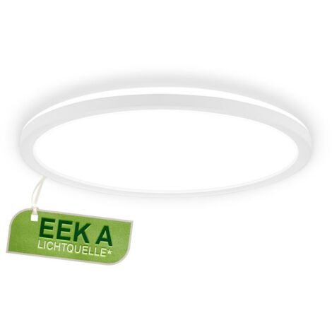 Briloner Tava A LED Deckenlampe, mit EEK A Lichtquelle, Backlight, Weiß