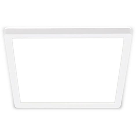 Briloner Tava LED soffitto, piatto, retroilluminato, bianco