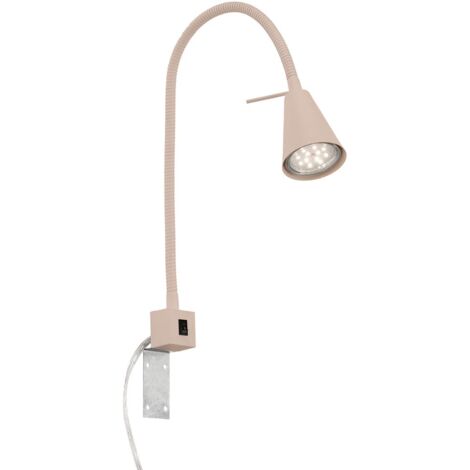 Briloner TUSO Applique murale intérieure, orientable, bras flexible, couleur de lumière blanc chaud, beige, Ø6 x 40,5 cm