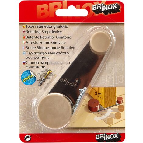 BRINOX 84D20, porta perpetrato, con supporto, 32 x 102, Beige