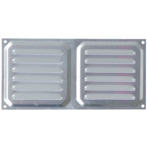 Brinox B70230A - Griglia di ventilazione in alluminio, 10 x 20 cm